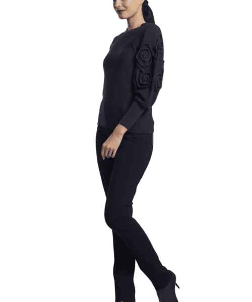 Alternative view of Cornelli Sleeve Fitted Jumper